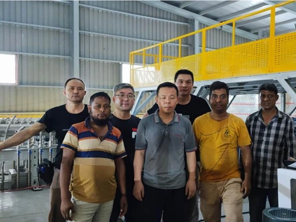 AG集团最新SSMS生产线开始在客户车间安装